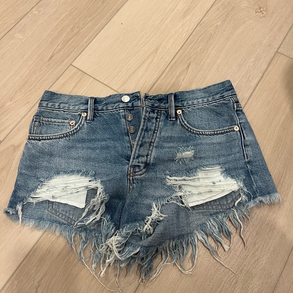Free People Denim Shorts